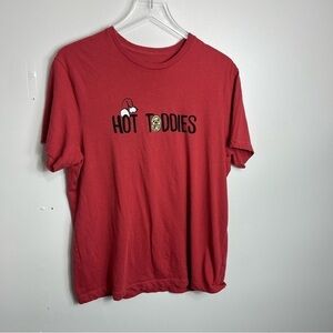 J.Crew Hot Toddies Christmas Holiday Short Sleeve T-Shirt size medium